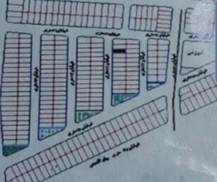 زمین بهاالدینی۱۵۷.۵متری جنوبی