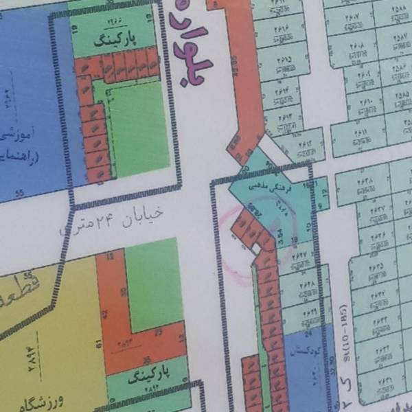 زمین تجاری سند تک برگ