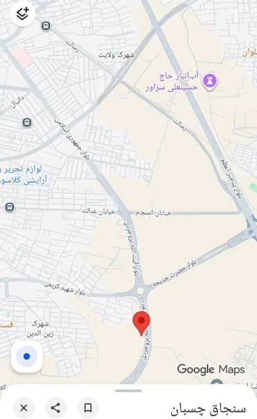 زمین ۱۲۰متری مرجعیت