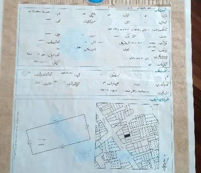زمین جنوبی۸متربر جنوبی